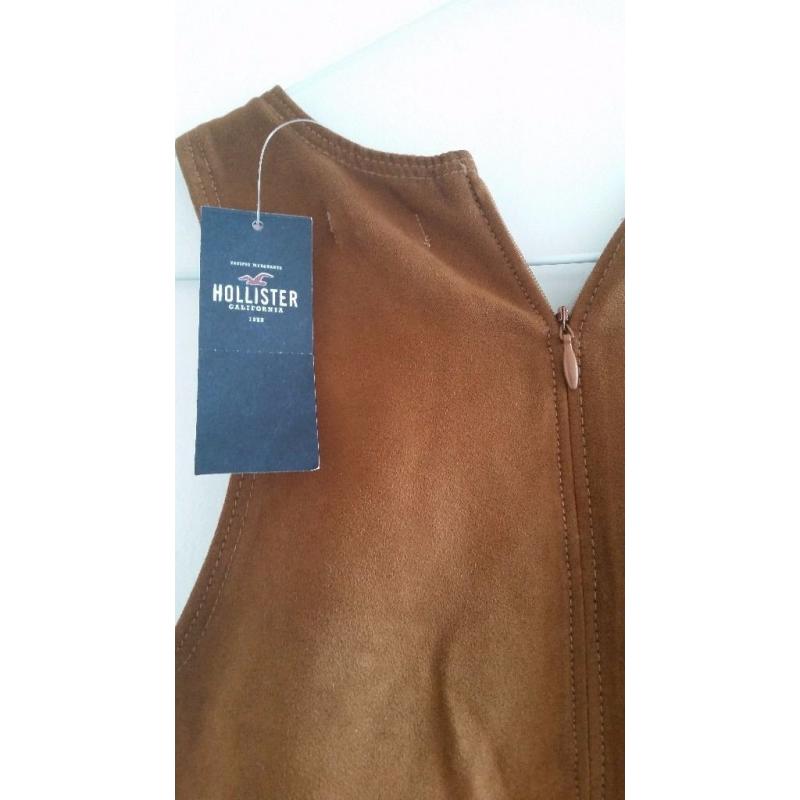 Brand New Hollister Tunic Dress ( XS, chestnut brown)