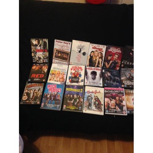 Books and DVDs for sale