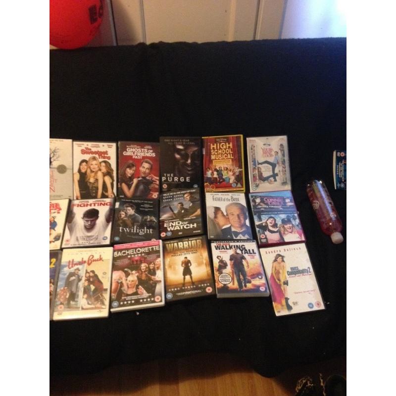 Books and DVDs for sale