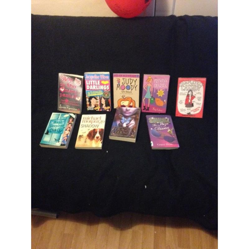 Books and DVDs for sale