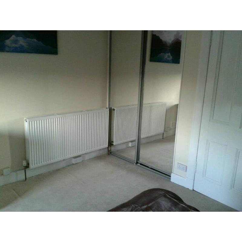 Mirrored wardrobe doors