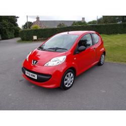 2008 58 PEUGEOT 107 URBAN 3 DOOR MOT SEPTEMBER 2017