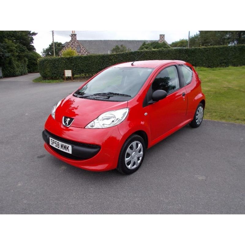 2008 58 PEUGEOT 107 URBAN 3 DOOR MOT SEPTEMBER 2017