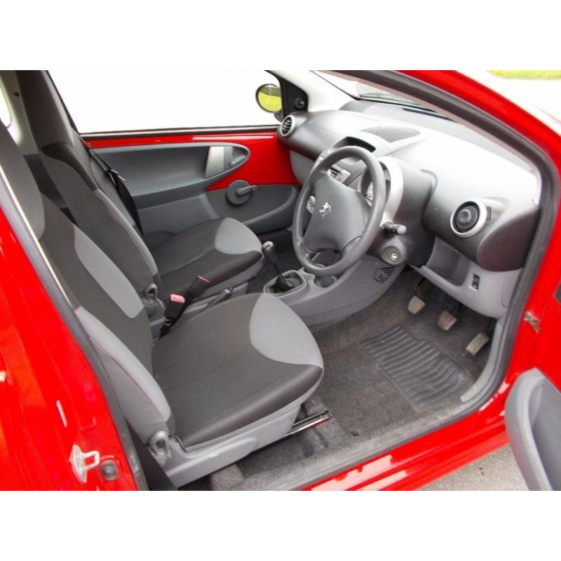 2008 58 PEUGEOT 107 URBAN 3 DOOR MOT SEPTEMBER 2017