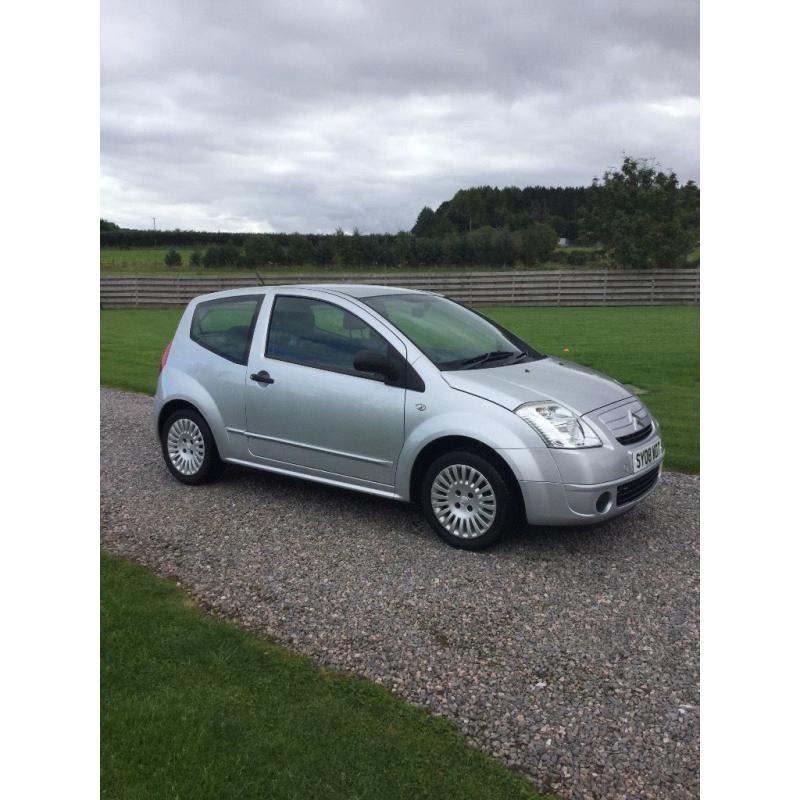 2008 CITROEN C2 CACHET 1.4 VERY LOW MILELAGE 21,484