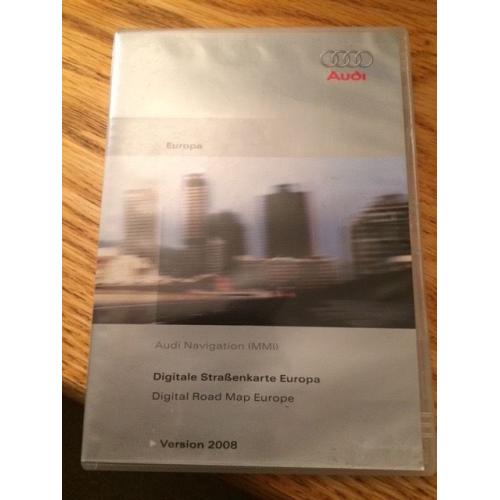 ORIGINAL AUDI 2008 NAVIGATION DISC (EUROPE)