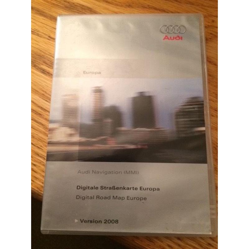 ORIGINAL AUDI 2008 NAVIGATION DISC (EUROPE)