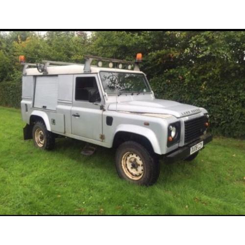 Land Rover defender 110 2.4tdci puma 6 speed utility 4x4 08plate no vat