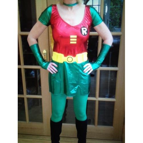 FANCY DRESS/HALLOWEEN COSTUME - LADIES ROBIN COSTUME