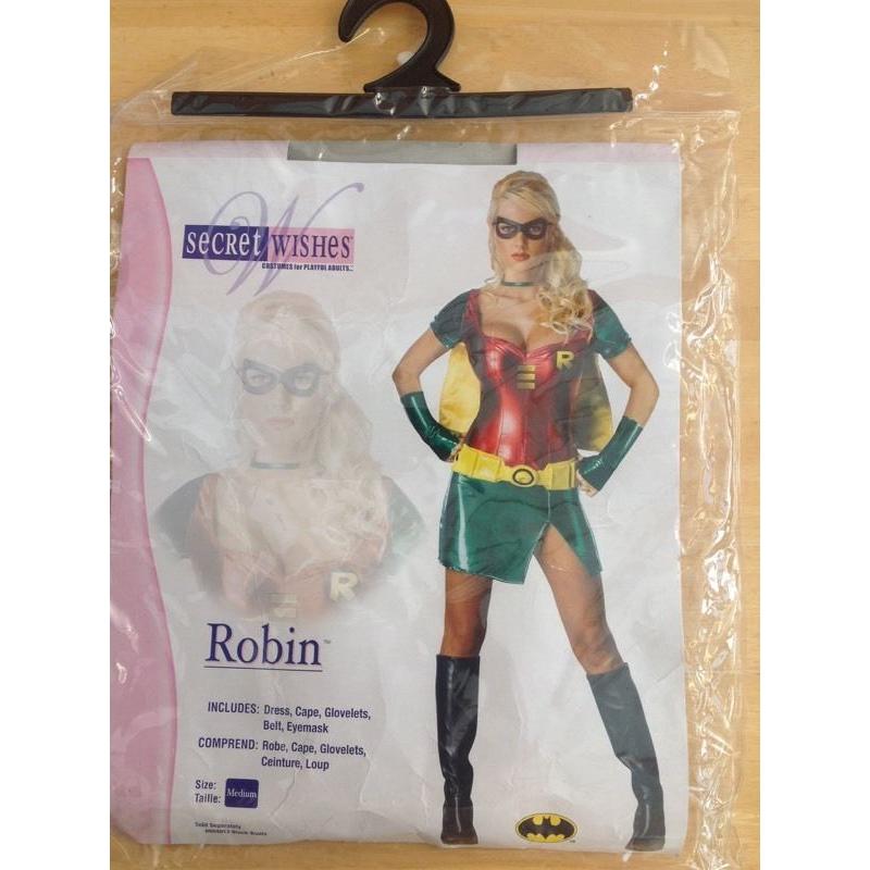 FANCY DRESS/HALLOWEEN COSTUME - LADIES ROBIN COSTUME