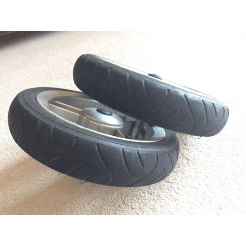 Quinny Speedi Spare Rear Wheels / Tyres x 2
