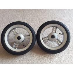 Quinny Speedi Spare Rear Wheels / Tyres x 2