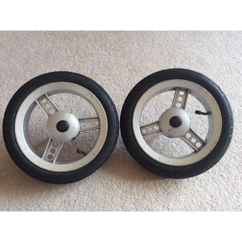 Quinny Speedi Spare Rear Wheels / Tyres x 2