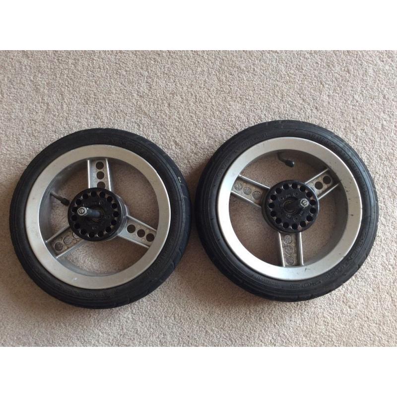 Quinny Speedi Spare Rear Wheels / Tyres x 2