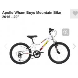 Junior Apollo WHAM mountain bike 20"