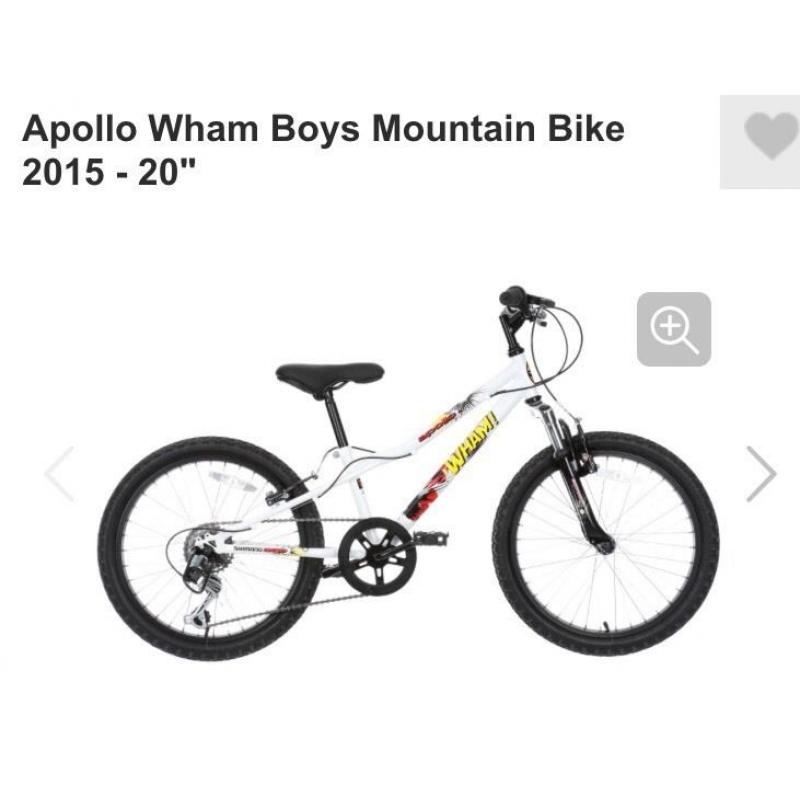 Junior Apollo WHAM mountain bike 20"
