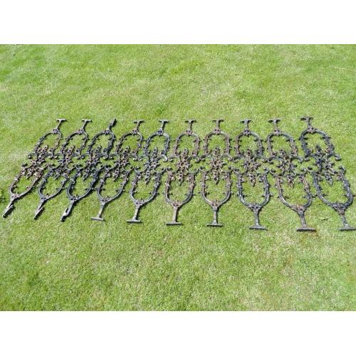 Balusters (10) antique style, aluminium ?, ideal for decking, railings, fencing etc