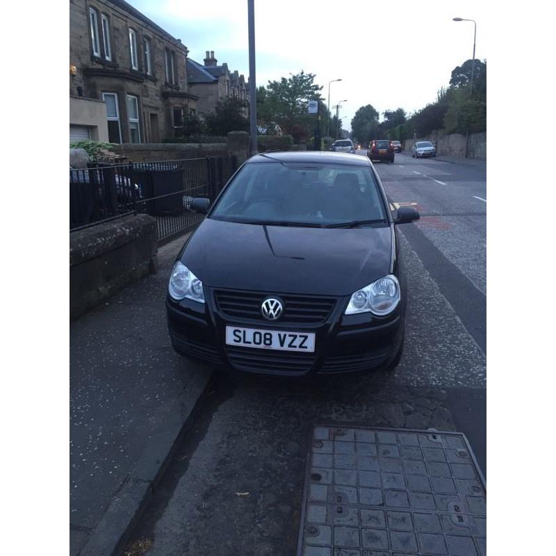 VW Polo 1.2 E black 5 door with 57,000 miles