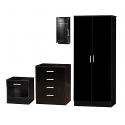 3 piece bedroom sets - Wardrobe, chest fo drawers, bedside