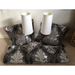 Curtain ,Pillow and Lamp Bundle