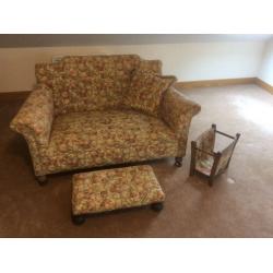 ANTIQUE SETEE AND CHAIRS