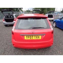 2007 FORD FIESTA 1.25 ZETEC 3 DOOR PETROL RED 92,000 MILES MOT TILL 07/02/17 EXCELLENT CONDITION