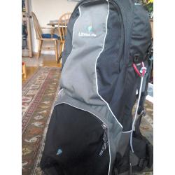 Littlelife baby carrier including rain and sun protector