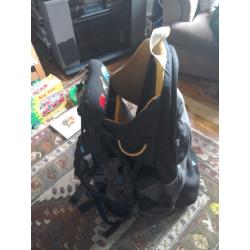 Littlelife baby carrier including rain and sun protector