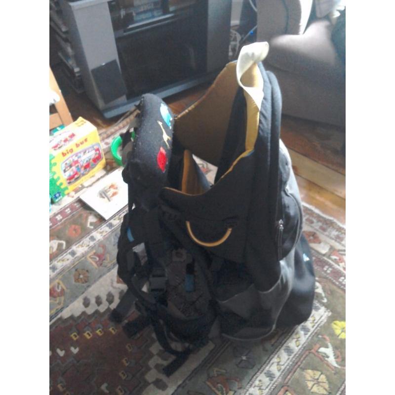 Littlelife baby carrier including rain and sun protector