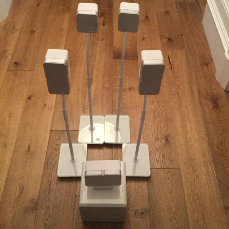 Cambridge Audio Minx Min 11 Surround Sound Speakers including Subwoofer and Stands