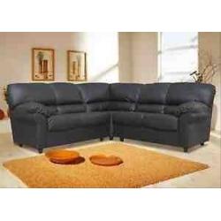 Candy sofa range 3+2/corner unit available in Black,Brown or Cream