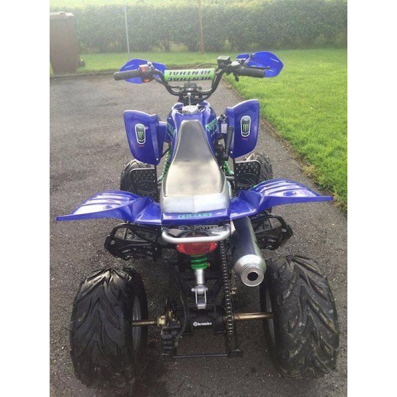 150cc Kazuma Falcon Quad + Matching helmet