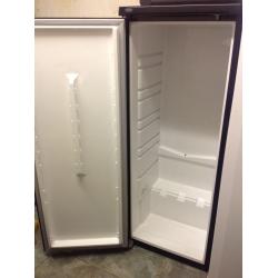 Freestanding black belling fridge