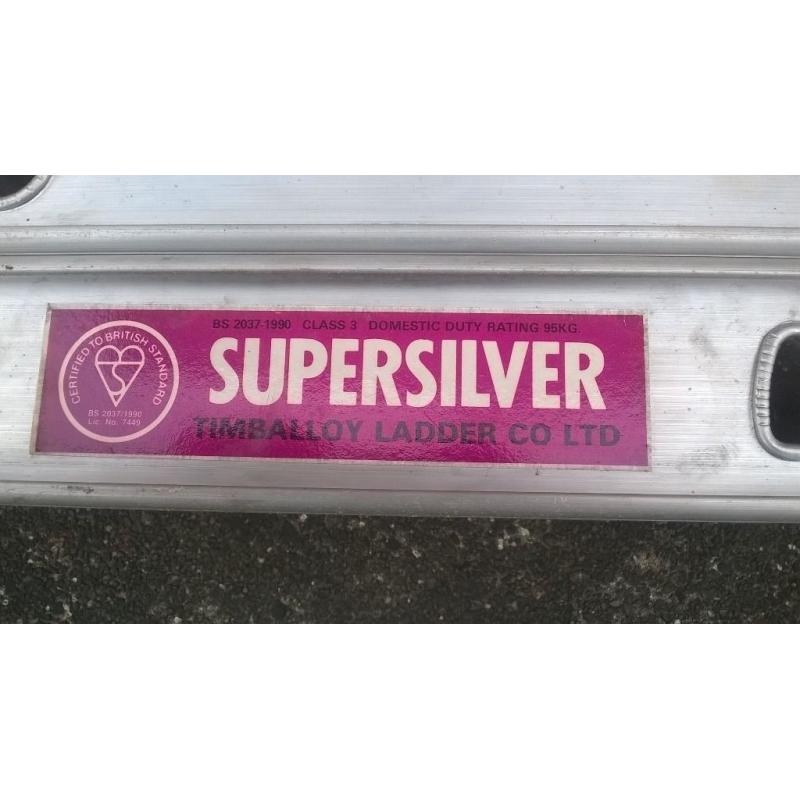 ALUMINIUM SUPERSILVER DOUBLE LADDER