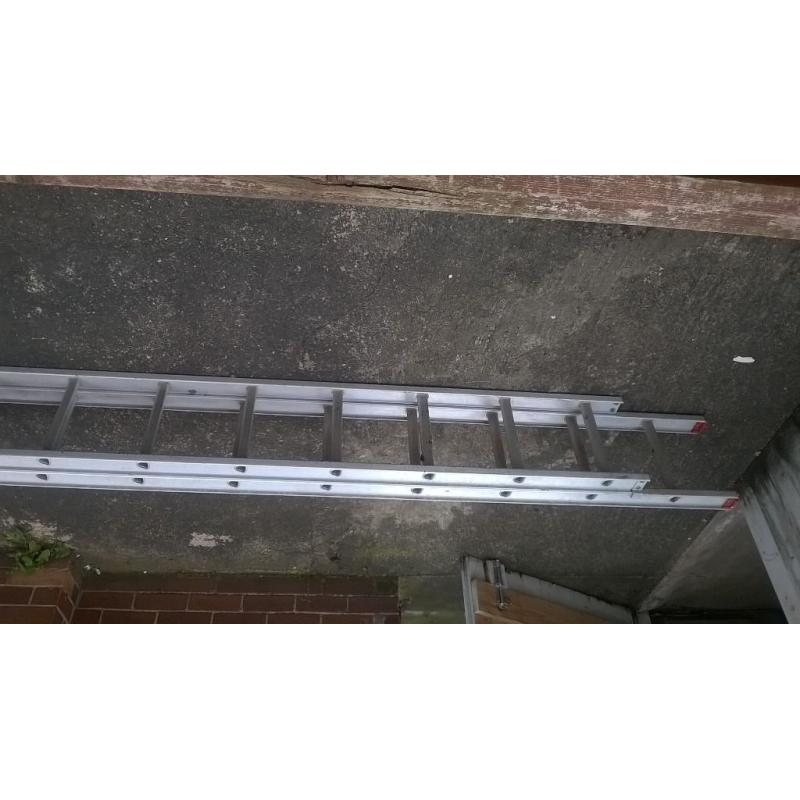 ALUMINIUM SUPERSILVER DOUBLE LADDER