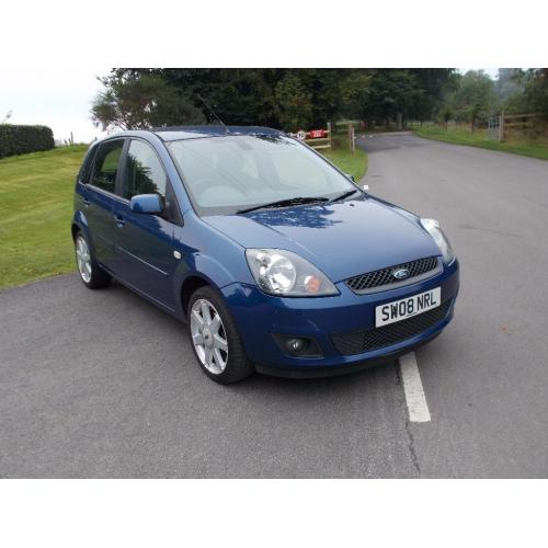 2008 08 FORD FIESTA 1.4 ZETEC BLUE EDITION 5 DOOR MOT SEPTEMBER 2017