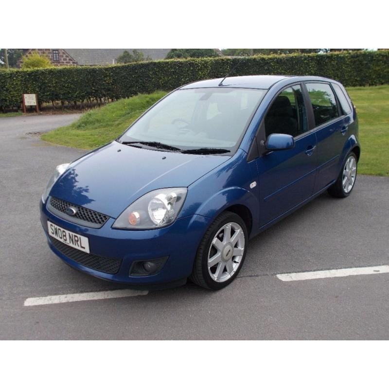 2008 08 FORD FIESTA 1.4 ZETEC BLUE EDITION 5 DOOR MOT SEPTEMBER 2017