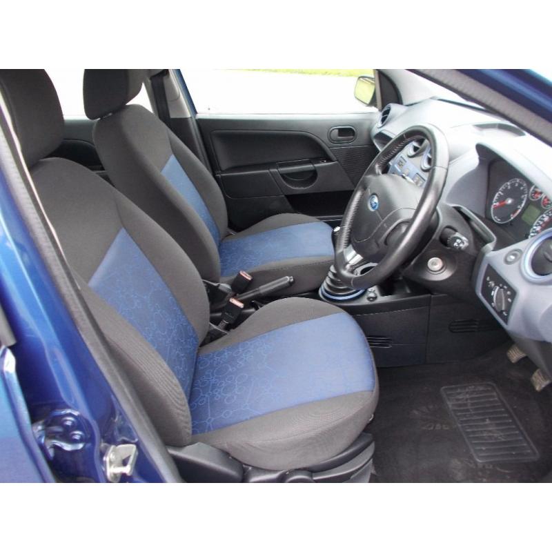 2008 08 FORD FIESTA 1.4 ZETEC BLUE EDITION 5 DOOR MOT SEPTEMBER 2017