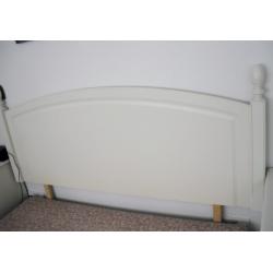 Double divan 4 drawer bed, complete with 'Myers' mattress and 'Ivory Headboard'.