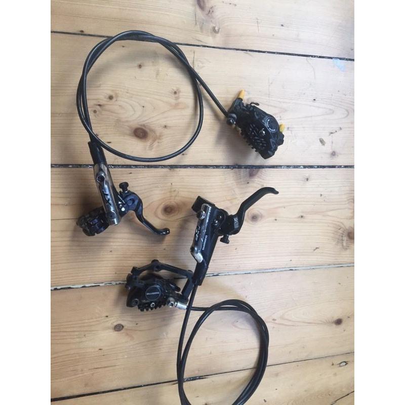Shimano XT M785 hydraulic mountain bike brakes