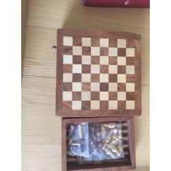 Travel chess set, as new