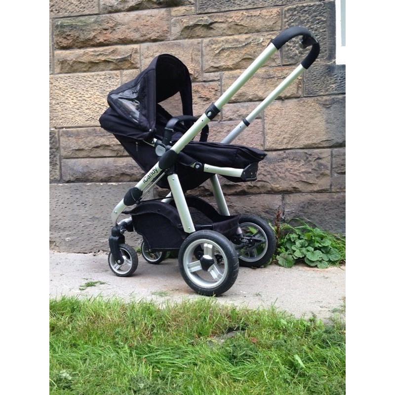 iCandy Apple Pushchair and Carrycot (new mattress included)