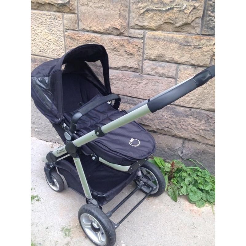 iCandy Apple Pushchair and Carrycot (new mattress included)