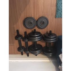 Dumbbell set for sale