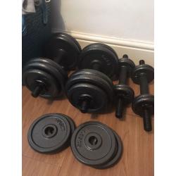 Dumbbell set for sale