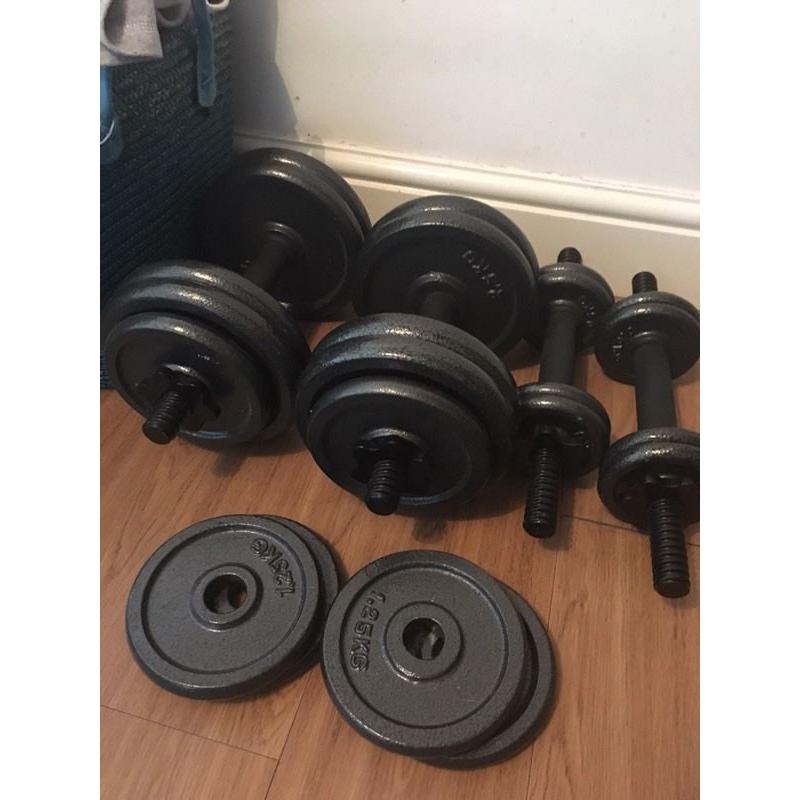 Dumbbell set for sale