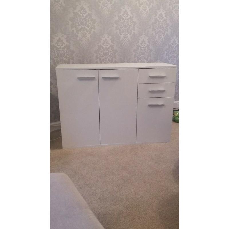 brand new white high gloss sideboard for sale