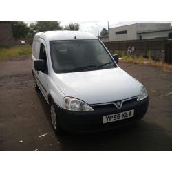 vauxhall combo crewvan 2000 cdti 1.3 turbo diesel 2008 58 plate