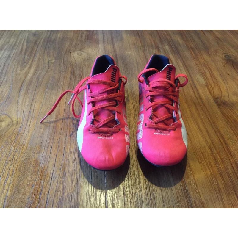 FOOTBALL BOOTS JUNIOR PUMA EVO POWER SIZE 13