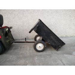 Trailer for ride on mower